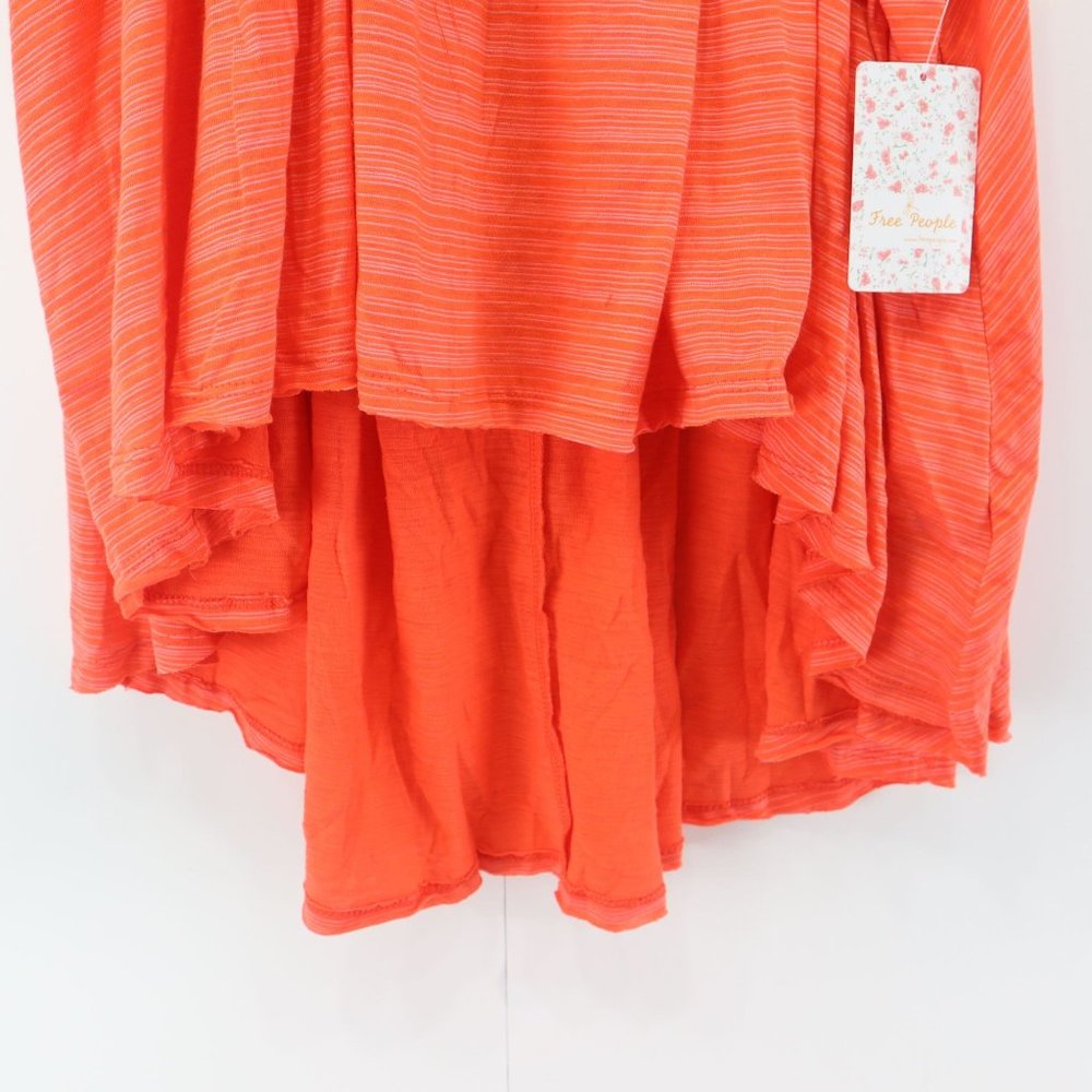 NWT Free People Womens Turn It Up Tank Orange Size LG - Picture 7 of 16